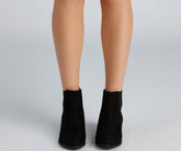 Chic Essential Low Heel Booties Sai Feel